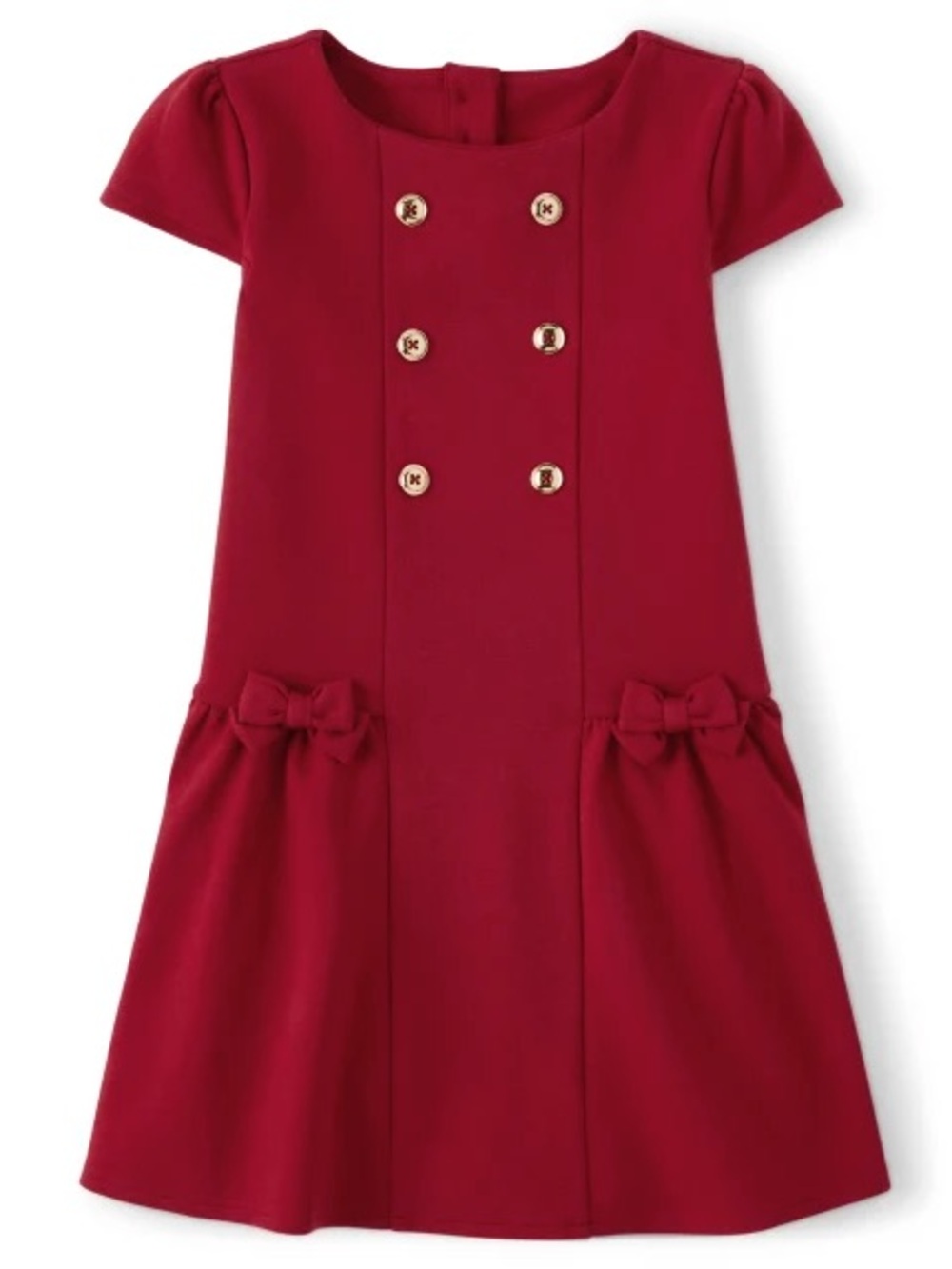 Gymboree ~ Girls Bow Ponte Dress - Holiday Traditions - Red / Size 10